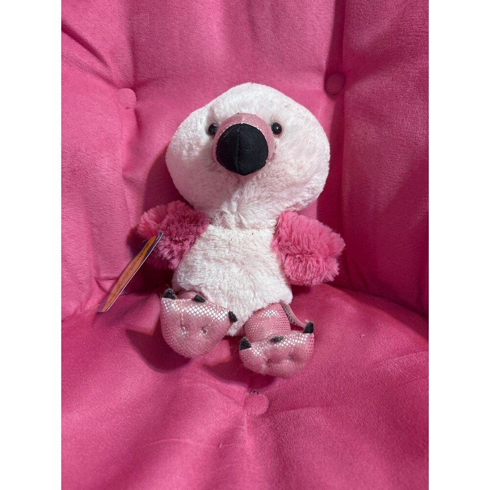 Build-A-Bear Workshop Buddies Pink Flamingo‎ Plush Stuffed Animal Bird Small NWT